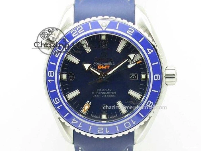 0323 Planet Ocean 43.5mm SS VSF 1:1 Best Edition Brown Bezel Sand Dial on Sand Rubber Strap A8900 Super Clone Neat 7710